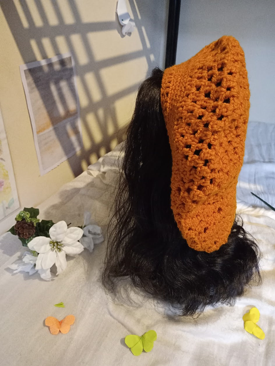 Gold (Large) Crochet hat