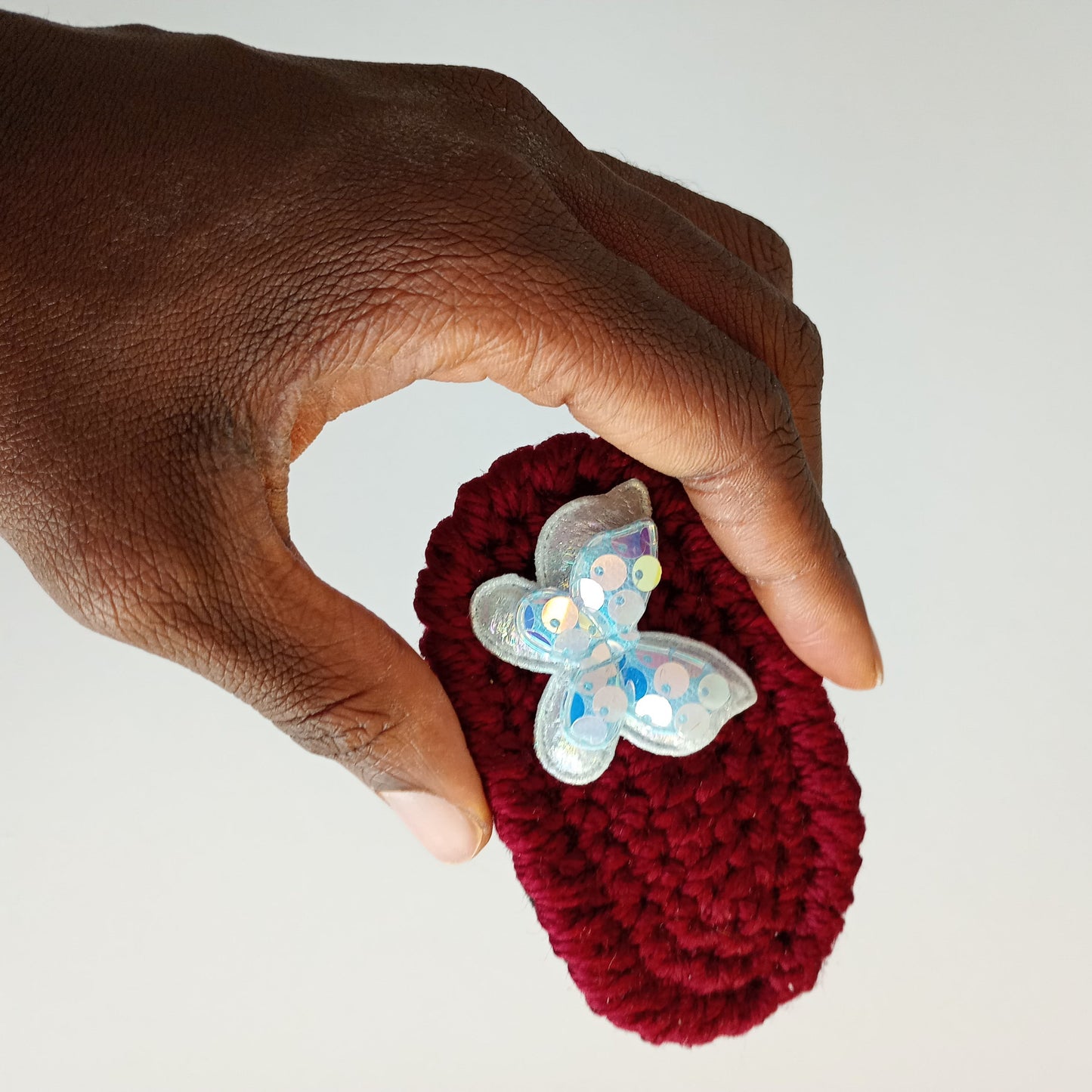 Crochet hair clip/ hair accessories