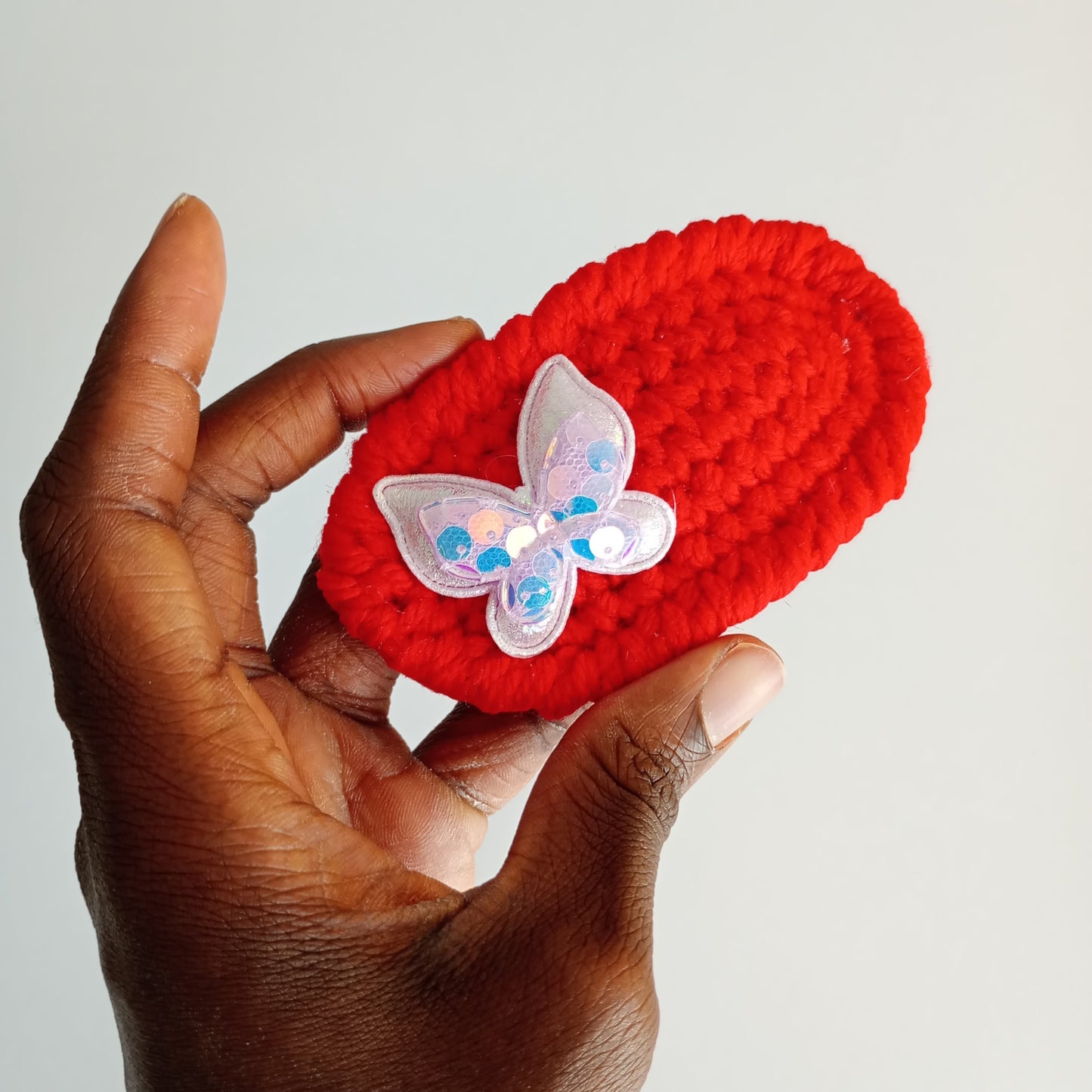 Crochet hair clip/ hair accessories