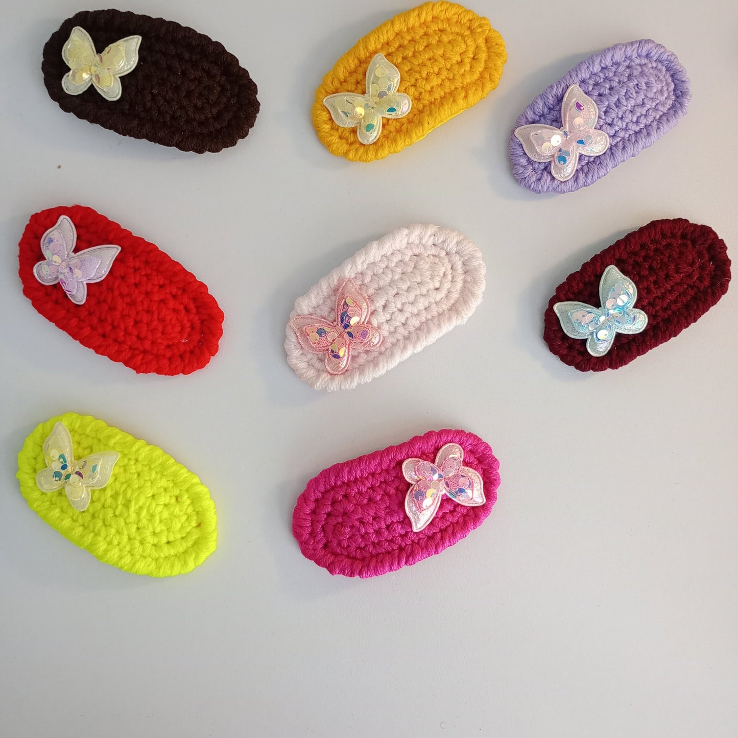Crochet hair clip/ hair accessories