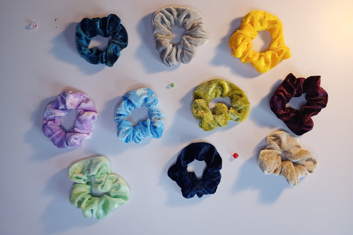 Mini - Velvet Scrunchie, Handmade scrunchies,Velvet hair tie.