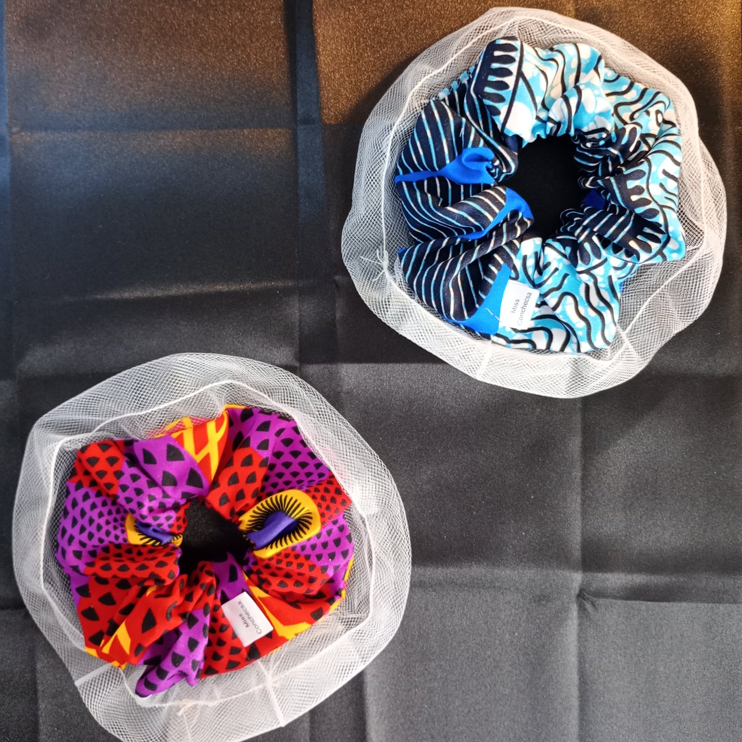 Ankara Scrunchie, African/ Alkebulan prints scrunchies, Ankara hair tie