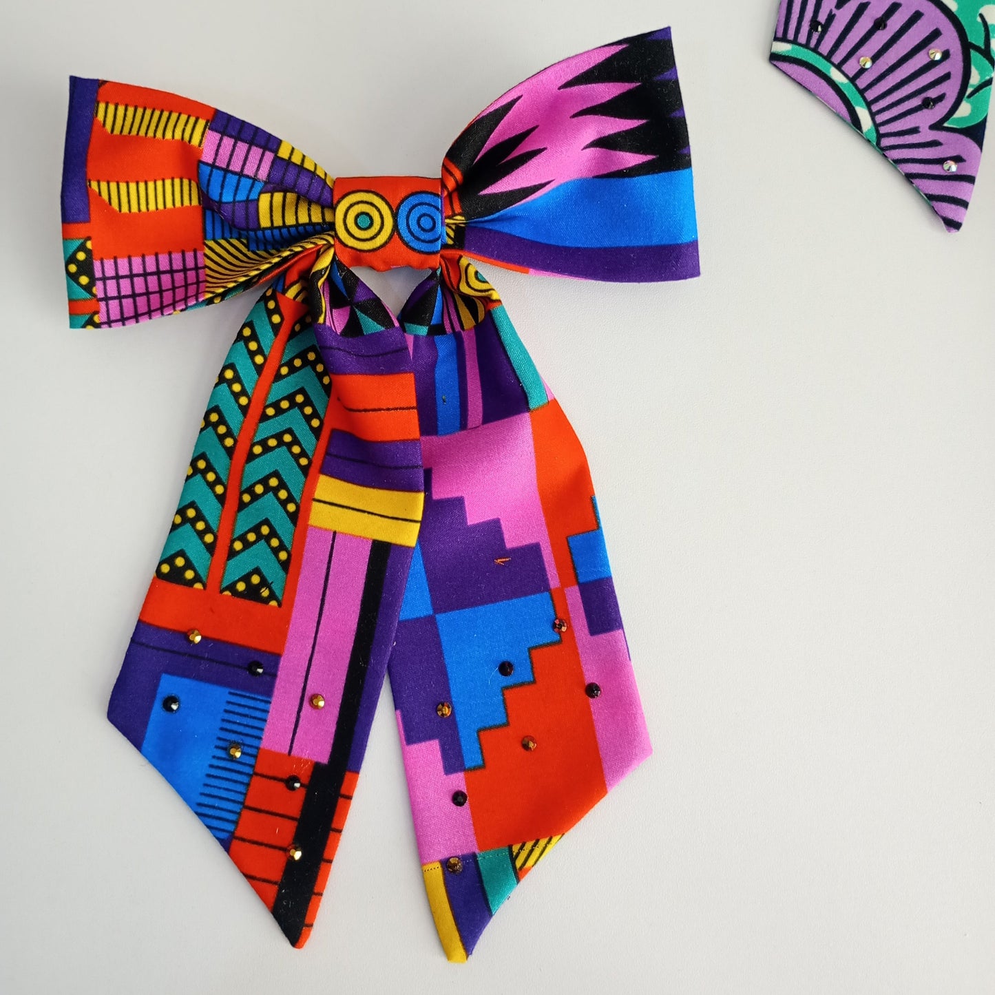 Ankara Hair Bows.