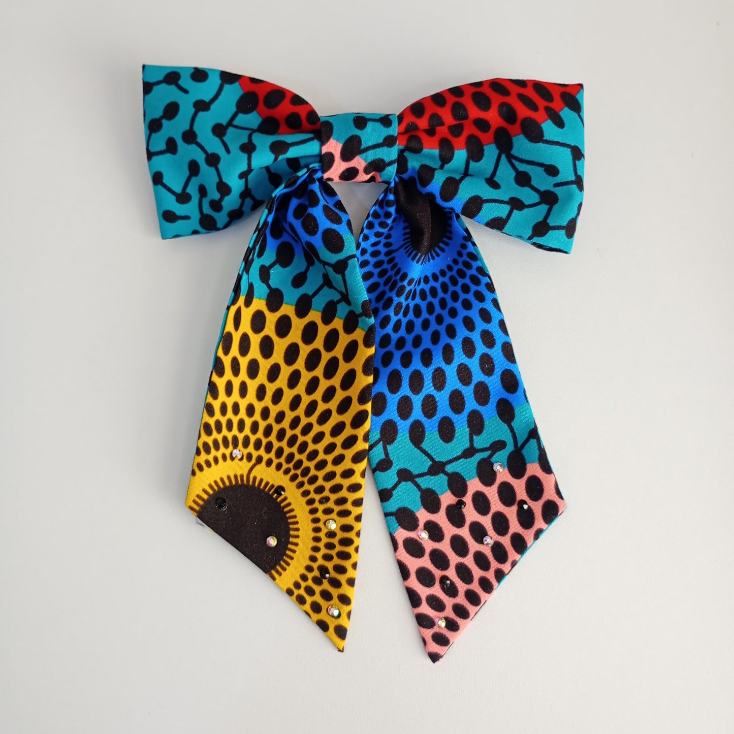 Ankara Hair Bows.