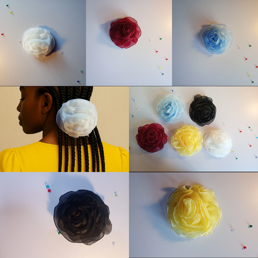 Floral Hair Brooch/ Clip  | Hair Accessories